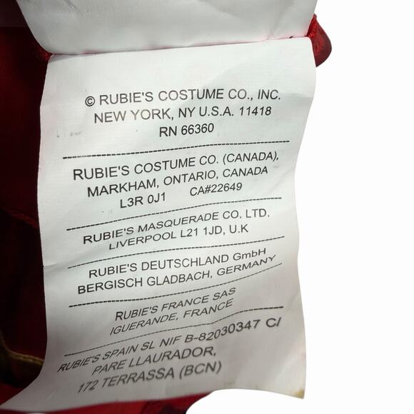 Rubie’s Wonder Woman Pet Costume Medium Red Blue Gold Stars Dog Dress DC Comics - Picture 7 of 10